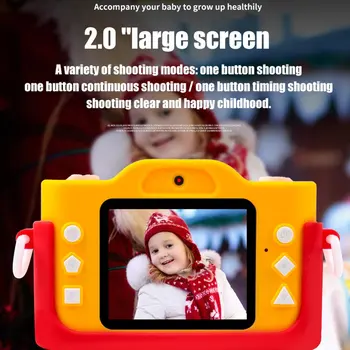 

Children's Camera Christmas Gift Fun Games Digital Camera USB Interface Built-in Large Battery Children's Camera