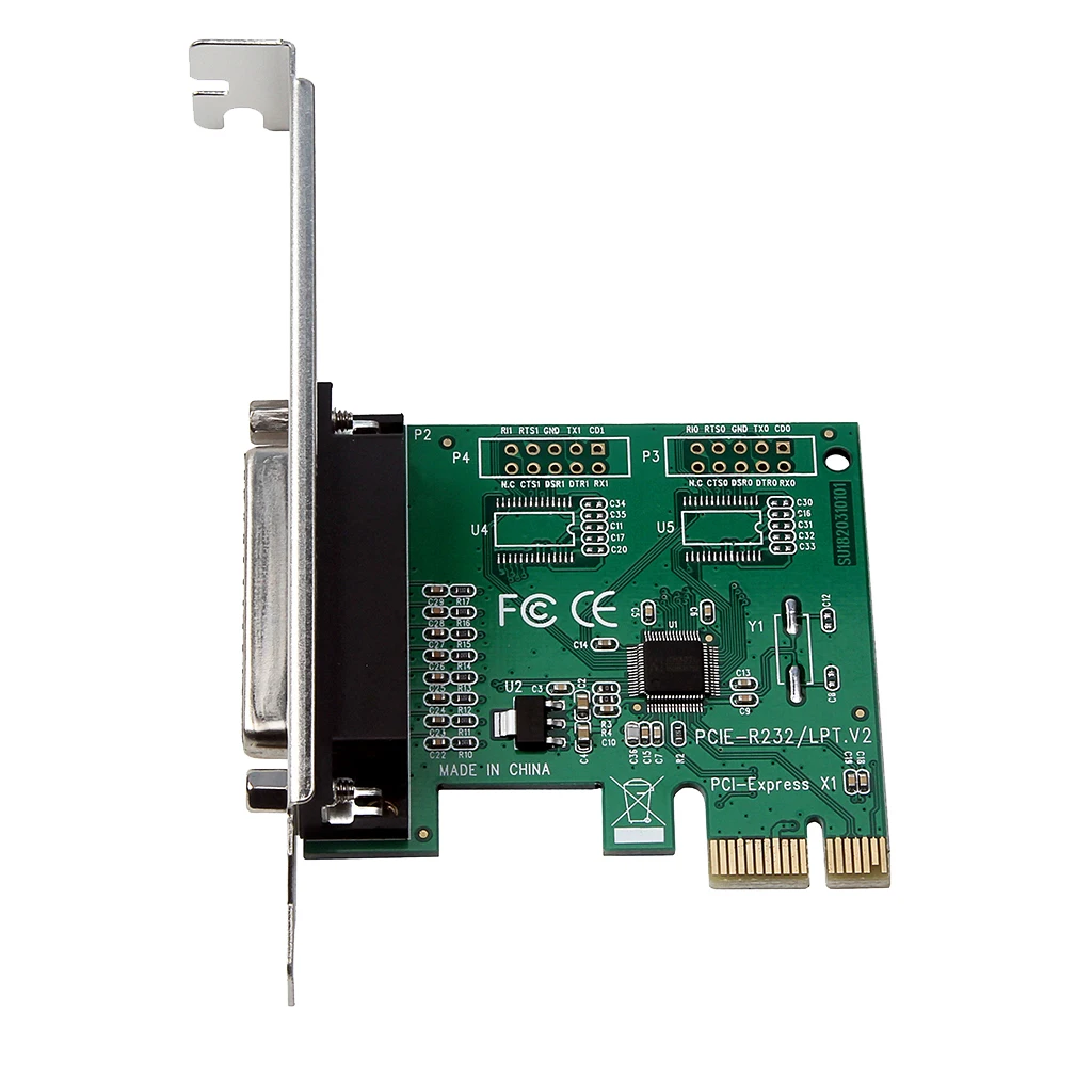 Параллельный порт DB25 25Pin принтер LPT для PCI-E Express Expansion Adapter Card | Компьютеры и офис