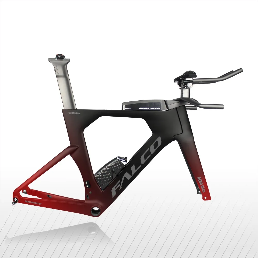 

2019 Aero Disc Time Trial Bike Frame 700C carbon road frame 142*12 thru axle Chinese taiwan tt bike frame DI2 TT carbon frameset