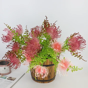 

Needlework, crab claw, chrysanthemum, sea urchin, artificial flower ornament, flower arrangement, indoor living room decoration