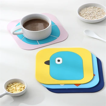 

Heat-resistant insulation pad household coaster bowl pad kitchen silicone anti-scald placemat waterproof and oil-proof tea coast