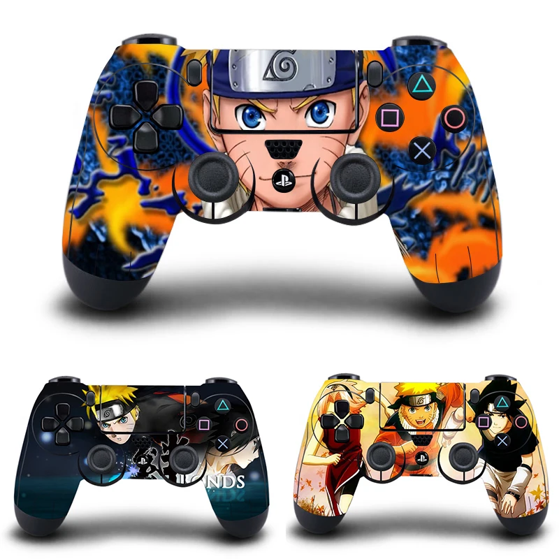 Аниме стикеры Naruto PS4 контроллер виниловое покрытие Наклейка Обложка для sony playstation