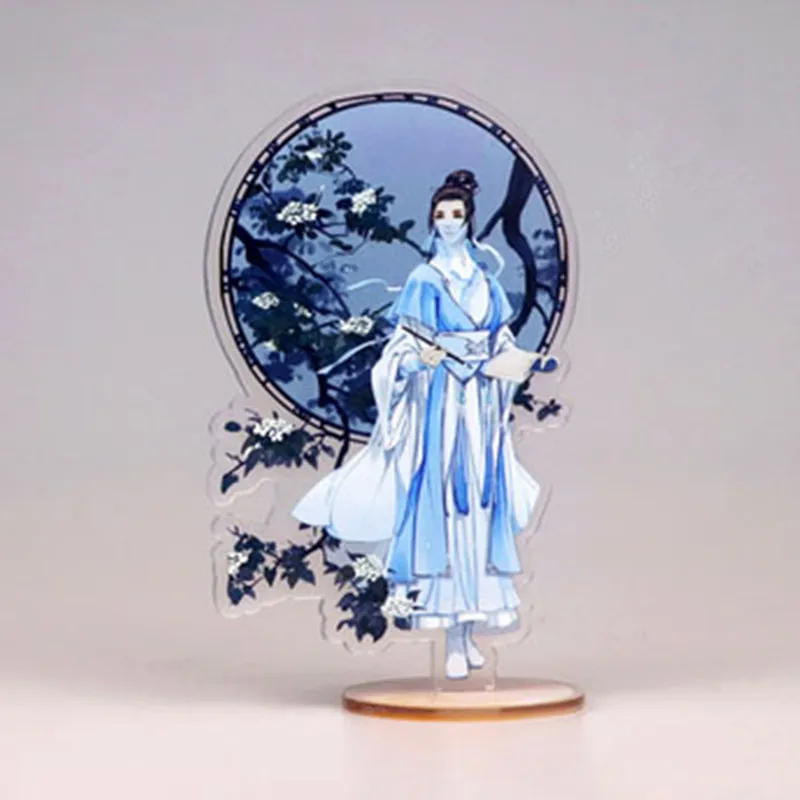 Мультфильм мразь злодей самосберегающаяся система акриловый брелок Shen Qingqiu Luo Binghe Милый Забавный Llavero porte clefs 15 см игрушка в подарок