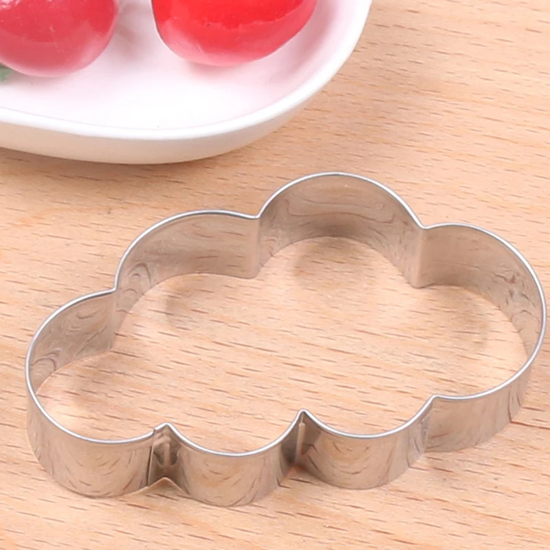 Sandwich Cutter Stainless Steel Cookie Cutter Candy Biscuit Mold Baking Tools Rainbow Metal Pastry Cake Fondant Cutters Mould