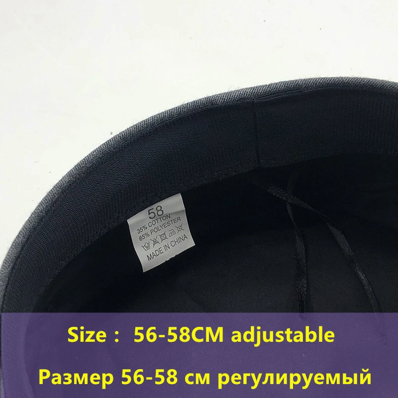 Casual Military Cap Man Woman Cotton Beret Flat Hats Captain Cap Trucker Vintage Sport Dad Bone Male