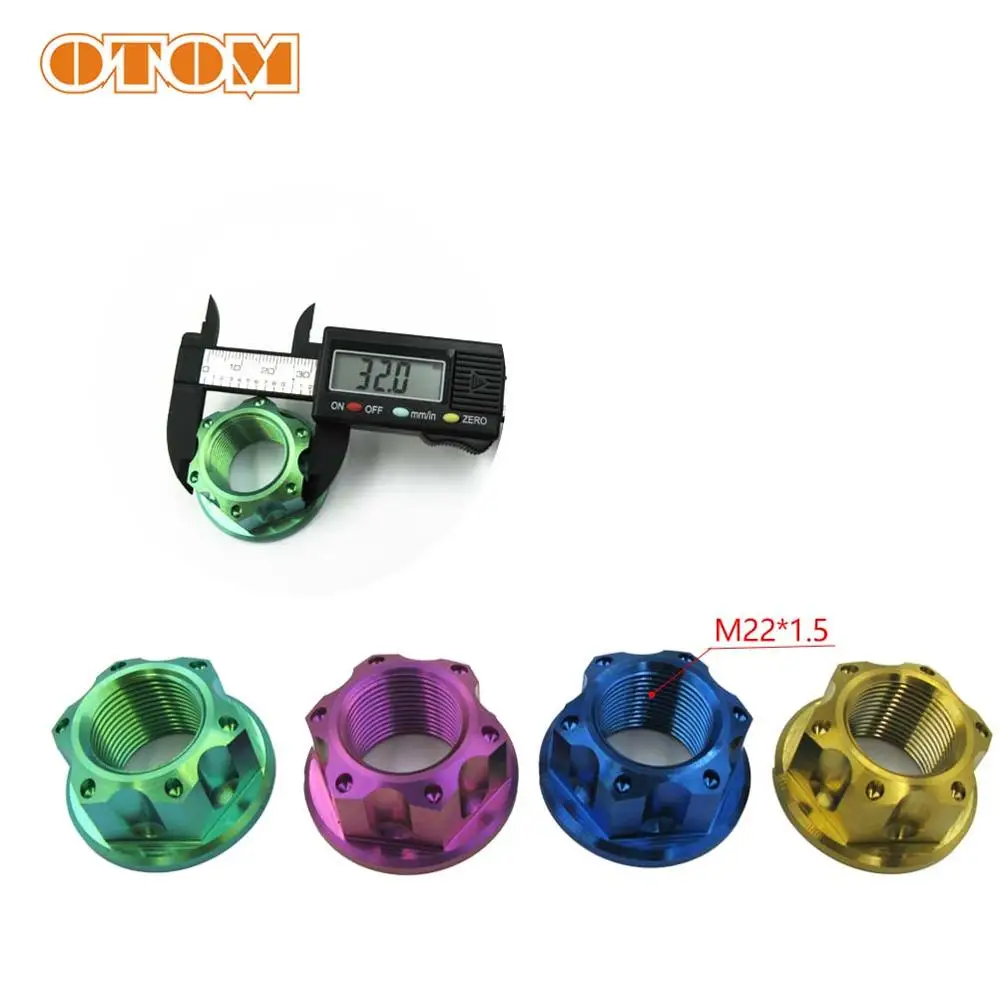 OTOM M22 гайка заднего колеса мотоцикла для KAWASAKI KX250F KX450F HONDA CRF250R CRF 250X 450L 450RWE болты из