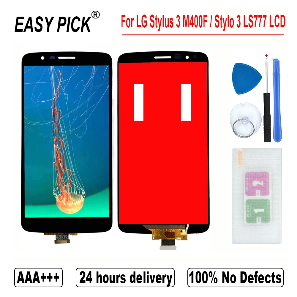 

For LG Stylo 3 LS777 M430 L83BL L84VL LCD Display Touch Screen Digitizer Assembly For LG Stylus 3 M400F M400DK/DY/AR/MT K10 Pro