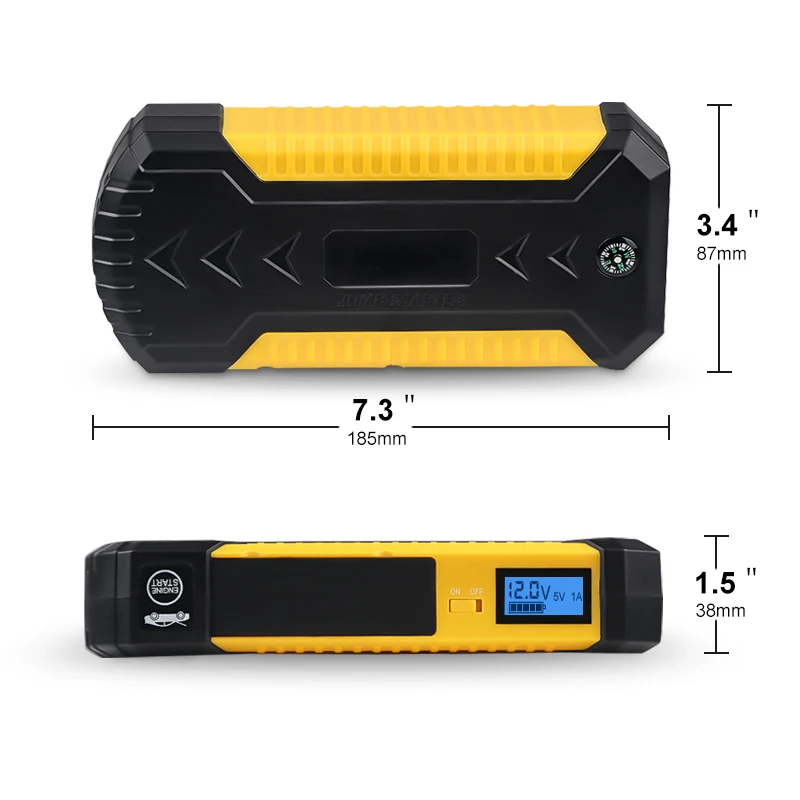 Dispositivo de arranque automático de emergencia de 88000mAh 12v 600A cargador de batería portátil