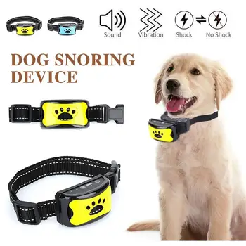

Plastic No Bark Collar Vibration Mode Sensitivity Adjustment Rechargeable Dog Training Collar Pet Collar Early Warning