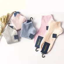 10 пар, высокое качество, для женщин и девочек, повседневные, в полоску, яркие цвета, хлопковые, удобные, Harajuku, чистый цвет, женские короткие носки