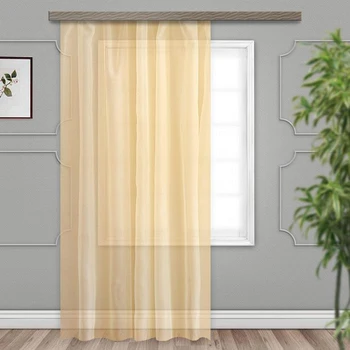 

Curtain voile 200x260 cm, champagne, pe 100% 5132087