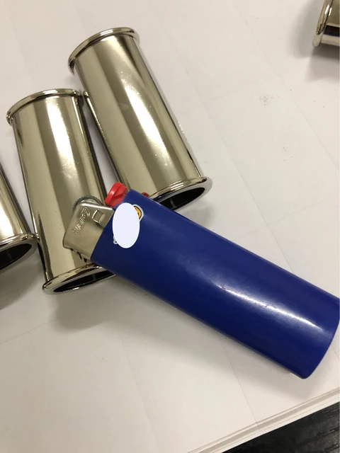 Accendino BIC fai da te grande J6 fai da te cucito pasta custodia  protettiva in plastica di metallo custodia protettiva in pelle rivestita a  mano