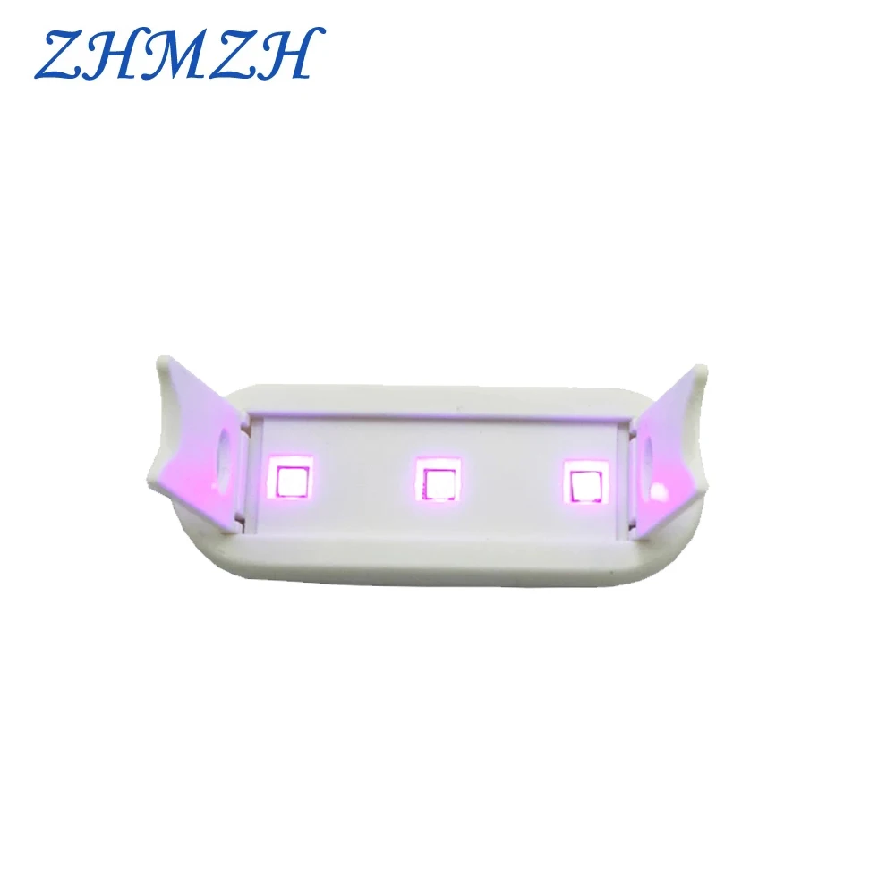 3led UV 젤 경화 라이트, UV 경화 램프, 접이식 안드로이드 타입-C 인터..