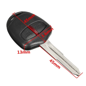 

2-Button Remote Key Fob 433MHz ID46 Suitable For Mitsubishi L200 Shogun Pajero Triton Ignition System Car Key