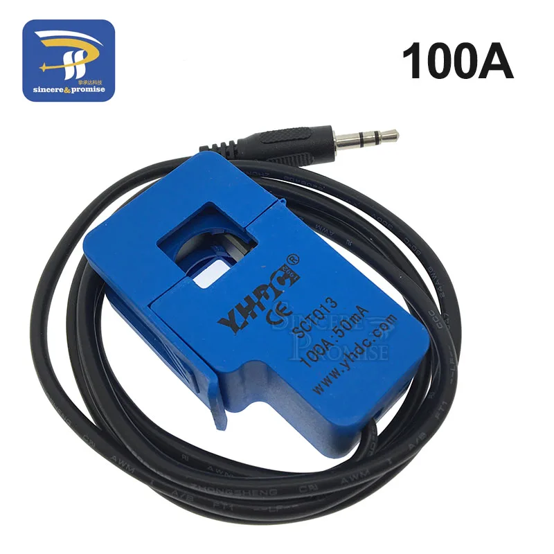 Высокое качество 30A 50A 100A SCT-013-030 SCT-013-050 SCT-013-000 Неинвазивная переменного тока Датчик Разделение сердечника трансформатора тока