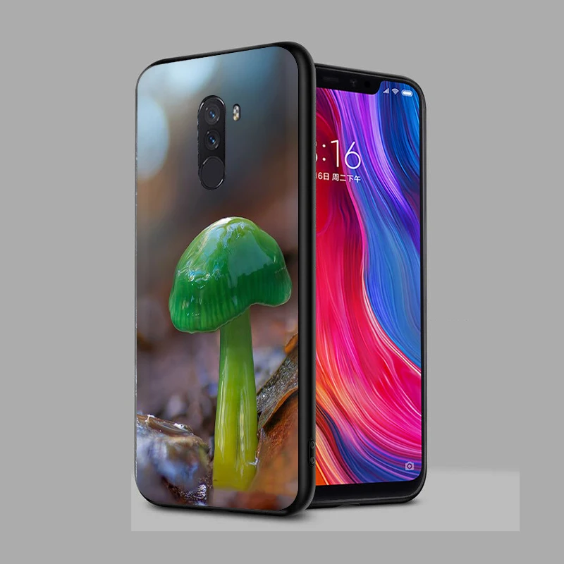 EWAU гриб силиконовый чехол для телефона для Xiaomi 5X6 6X8 9 SE A1 A2 Lite Max 3 F1 9T A3 Pro CC9 CC9e 9 Pro Note 10