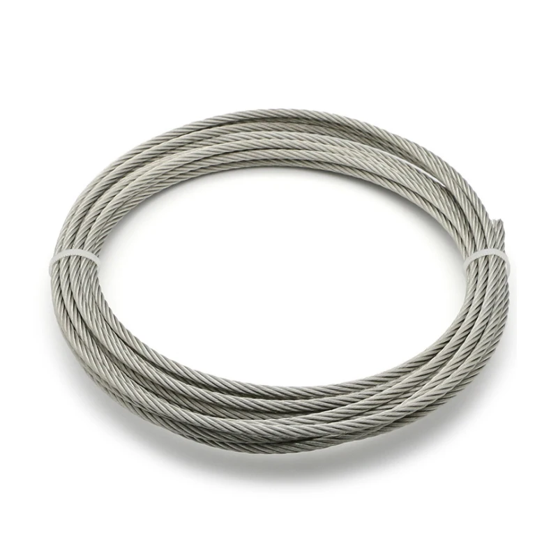 

5 Meter 304 Stainless Steel 1mm 1.2mm 1.5mm 2mm Diameter Steel Wire bare Rope lifting Cable line Clothesline Rustproof 7*7