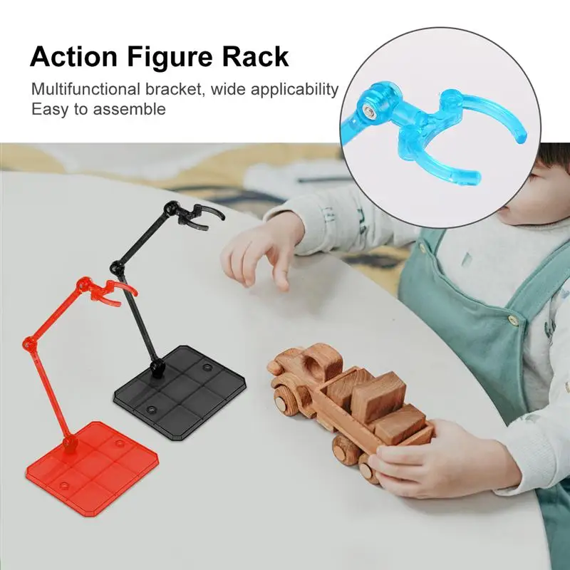 5pcs Model Figure Support Action Figure Base Suitable Display Stand Bracket For 1/144 Model Figure