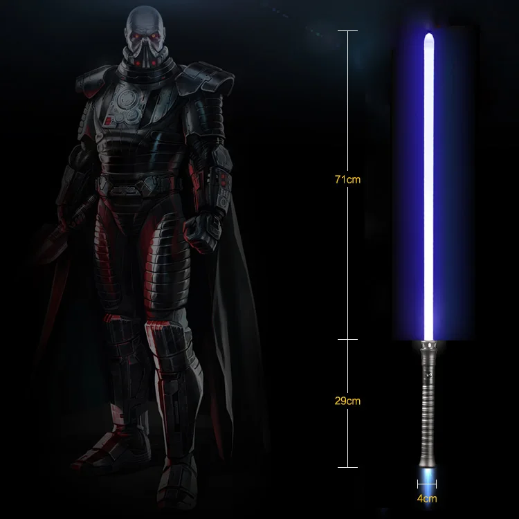 Светящийся светильник Saber Force FX светильник saber со звуком светильник saber металлическая рукоять RGB 11 цветов светильник saber детская игрушка светящаяся Лазерная Игрушка - Цвет: Silver HD Blue