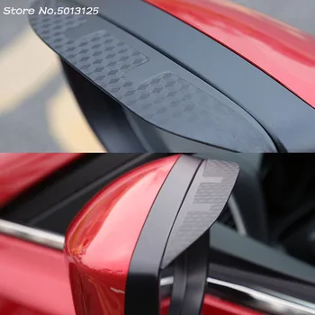

Car Rearview Mirror Rain Shade Rainproof Car Back Mirror Eyebrow Rain Protector Cover For Mazda 2 3 5 6 Car Accessories