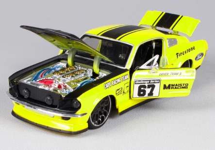 Maisto 1:24 Need For speed Ford Mustang GT 5,0 литая под давлением модель Гоночная машина игрушка Новинка в коробке 32361 - Цвет: Yellow
