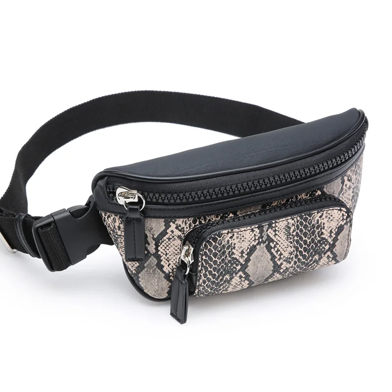 

New Style Mini Small Waist Bag Running Bag PU Leather Style Running Bag Women's Chest Bag Dual Use