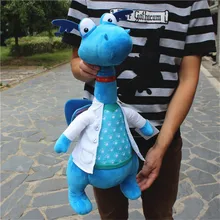 1piece 55cm 21inch Doc Mcstuffins Doc Mcstuffins Clinic Plush Toys Doctor Blue Dragon Soft Stuffed Animal Dolls