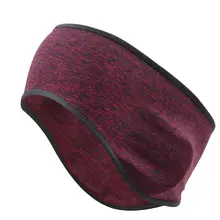 Унисекс Зимняя Теплая повязка для ушей из искусственного флиса для холодной погоды теплая повязка для волос M6CD