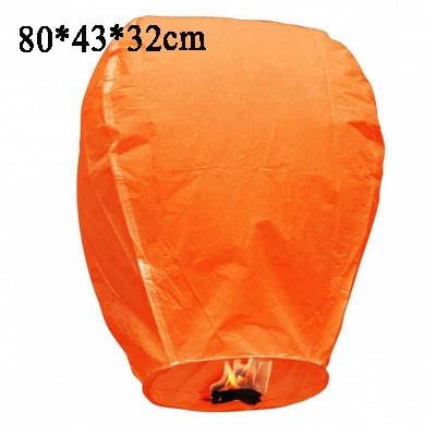 1pc Orange 1 шт вечерние ночные свечи летные огни Желая День Святого Валентина праздничные воздушные шары DIY пожарные Огни Друзья Семья Рождество - Цвет: 1pc Orange