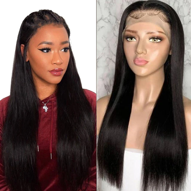 Straight Lace Front Wig Lace Frontal Wig Human Hair Wigs Lace Front Wig  Human Hair Brazilian Wig 30 Inch Lace Front Wig - AliExpress