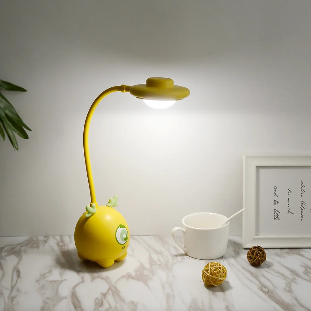 

Creative Meng Deer LED Eye Protection Touch Control Lamp CHILDREN'S Cartoon Learning Reading Book Light USB Charging Bedside Bed
