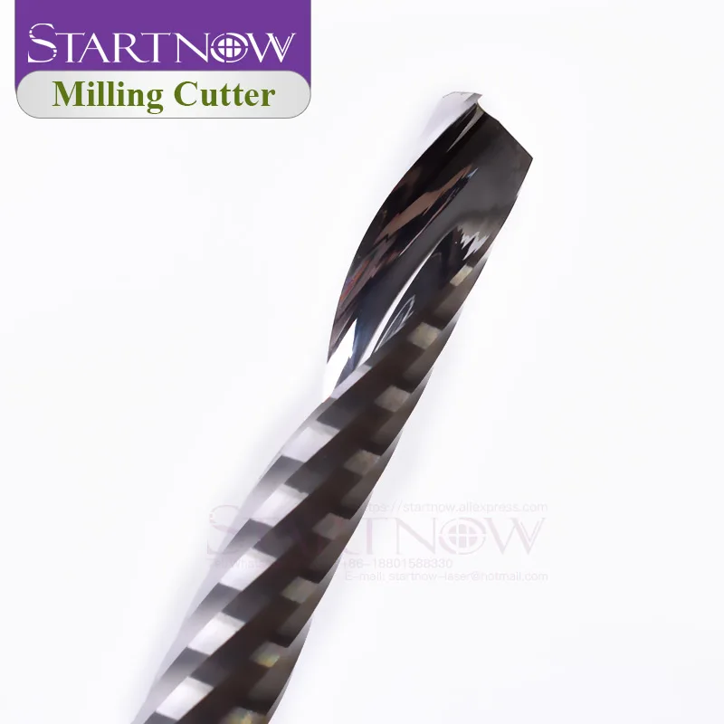 Fresa CNC A Taglio Inferiore Con Gambo Da 1/8'' – 5 Pezzi, Diametro Taglio 2 Mm, Lunghezza 10 Mm, Per Acrilico, PVC, MDF E Alluminio