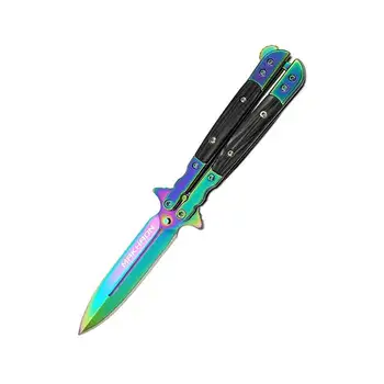 

13cm X 9cm for CS GO Gradient Butterfly Knife Camper Truck Decal Personality Creative Car Stickers JDM Accessories Decor