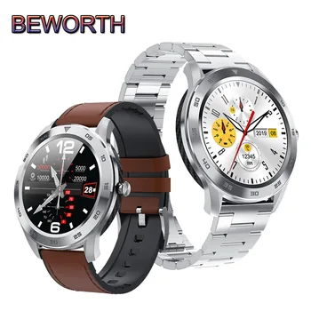 

DT98 Smart Watch Men Bluetooth Call Dial ECG PPG Touch Screen Smartwatch Pedometer Heart Rate Waterproof for Android IOS Phone