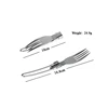 Portable Outdoor Travel Camping Picnic Stainless Utensil Set Foldable Knife/ Fork/ Spoon Cutlery Camping Picnic Tableware ► Photo 3/6