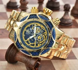 INVICTA relojes de cuarzo de alta calidad para hombre y mujer, pulsera de forma redonda para las cuatro estaciones, para regalo, negocios, compras, novedad