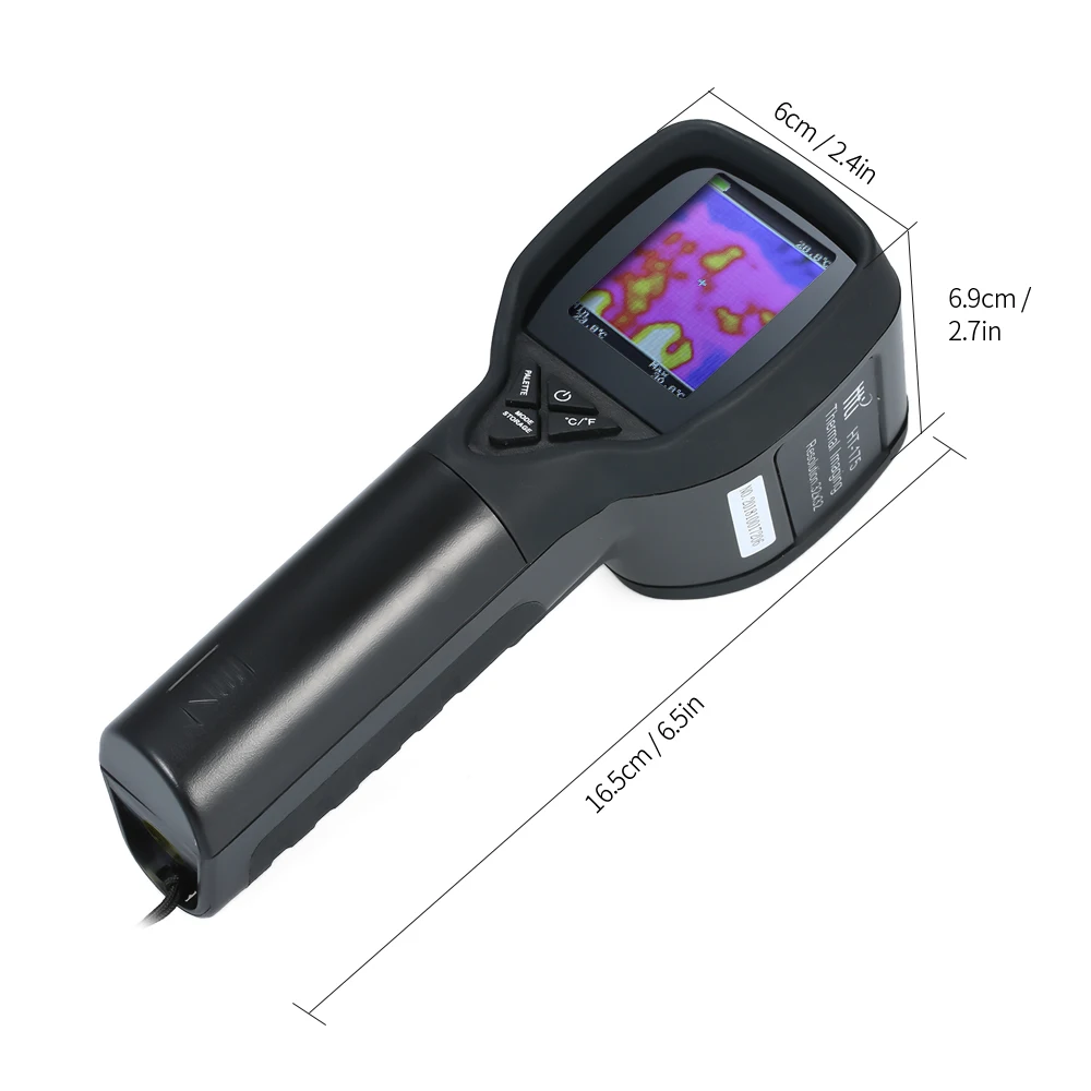 20~ 300 °C/-4~ 572 °F Профессиональный Тепловизор Мини ЖК цифровой Ручной тепловизор камера Инфракрасный термометр