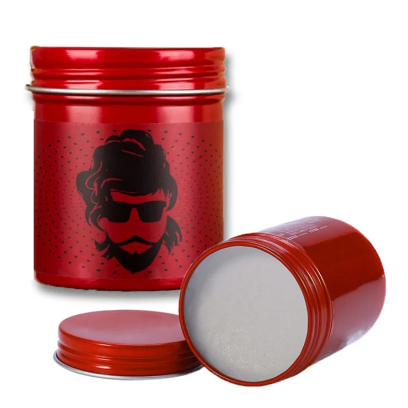 GRAY Мужская Глина для волос, матовый воск для укладки волос, свежий натуральный увлажняющий стойкий гель-крем для волос, инструмент для укладки, новинка - Цвет: GRAY