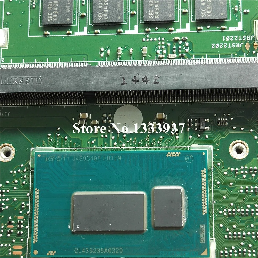 low cost X555LD Laptop motherboard I3-4030U SR1EN 2.0 for ASUS X555LA X555LD X555LF X555LJ X555L X555 mainbo
