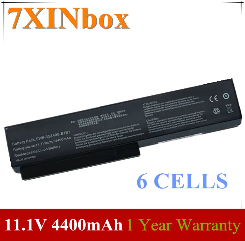 Bateria Têxtil 7xinbox com Tamanhos de 10.8v para lg R480 R510 R560 R570 R580 R590 400-b1b1 3ur186502-t0188