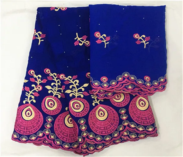 Парча в Гвинейском стиле со стразами цвет золотой Дубай кружевной ткани 100%