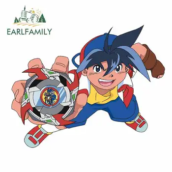 

EARLFAMILY 13cm x 10.3cm for Beyblade Vinyl Car Sticker Motorcycle Waterproof Body for Car Windshield Laptop Decals