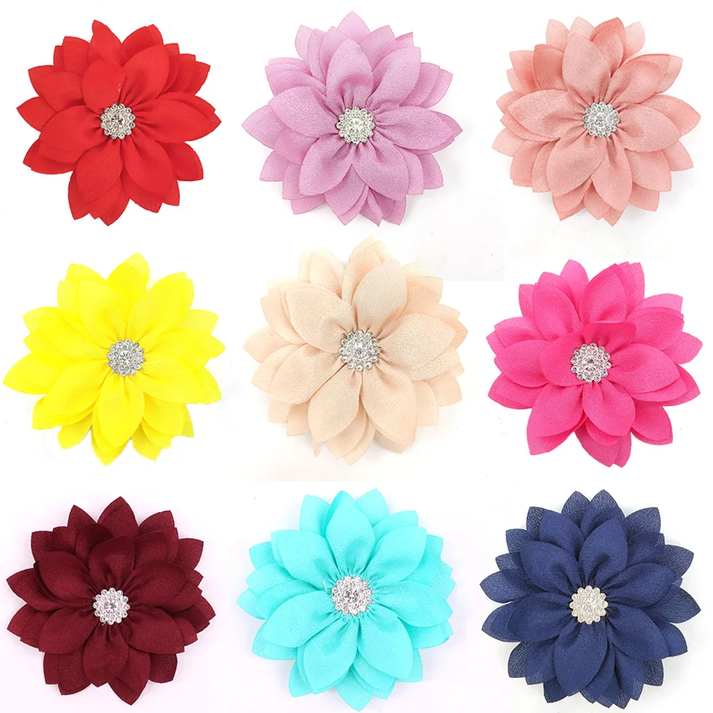 

1 Pcs Pet Product Flower With Diamond Puppy Dog Removeable Collar Charms Pet Collar Accessories Beautiful Dog Collar Charms
