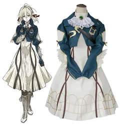 2019 New Fashion High Quality Violet Evergarden Highly Reductive Dress Uniforms Cosplay Costume Free Shipping
