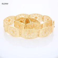 Новое свадебное платье ремень яркий цветочный дизайн Larie De Mariage Robes Ceinture золотые Стразы Пояса