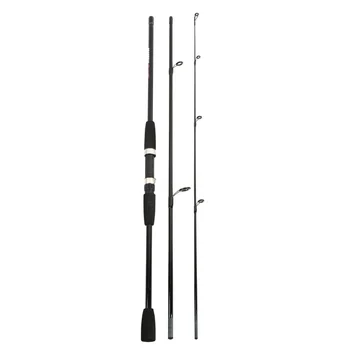 

1.8/2.1M Glass Fiber Spinning Fishing Rod Power Hand Fishing Tackle Lure rod Detachable 3 Section Casting Rod Spinning Fishing
