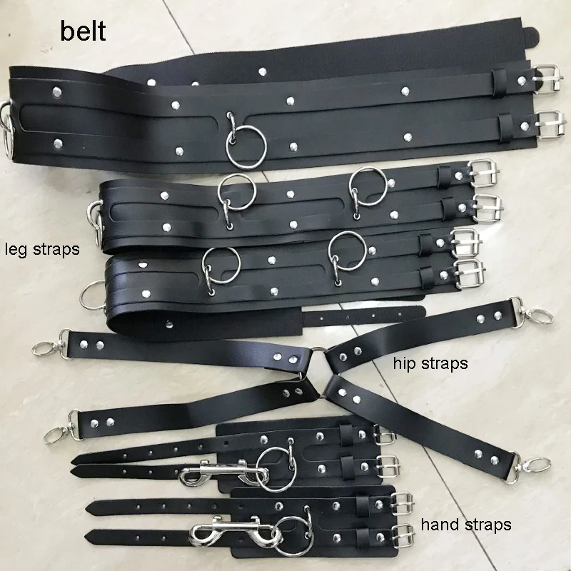 Vintage Women New Harajuku Corset Straps Metal Clip Leather Punk Hook adjustable ring Handmade Unisex Sock Garter Belt Accessory