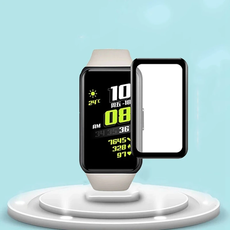 3D Protective Film on for Huawei Honor Band 6 Full Curved Edge Screen Protector for huawei band6 band 6 soft protective film