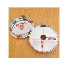 100pcs car styling 60mm Wheel Center Hub Caps Dust-proof Badge logo covers for 56mm wheel sticker no logo car emblem(China)