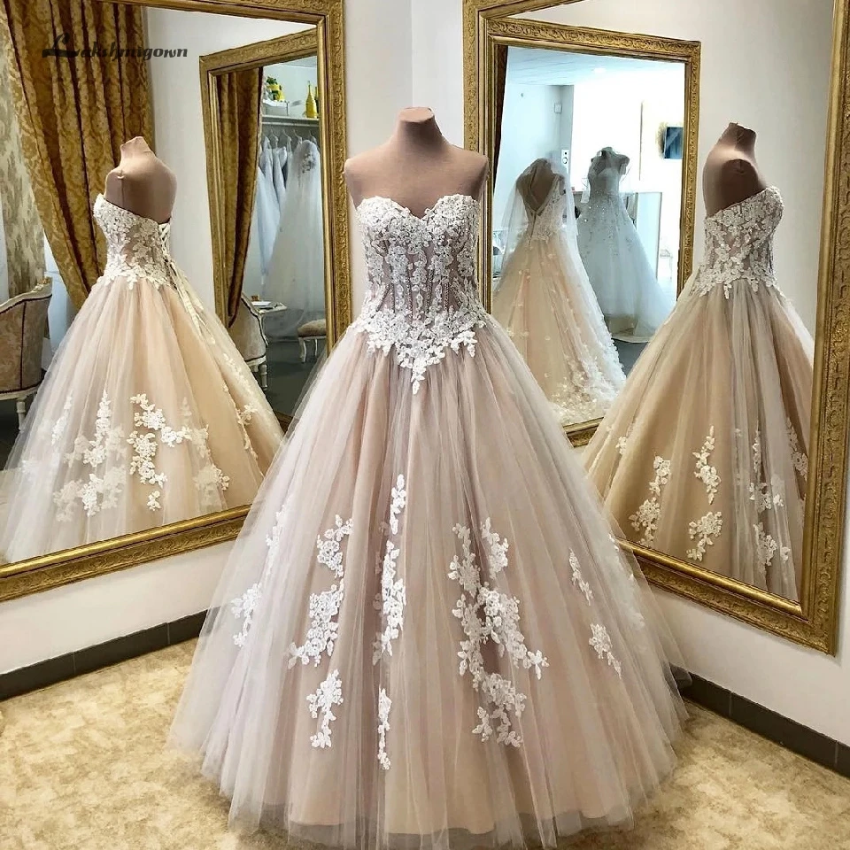 champagne reception dress